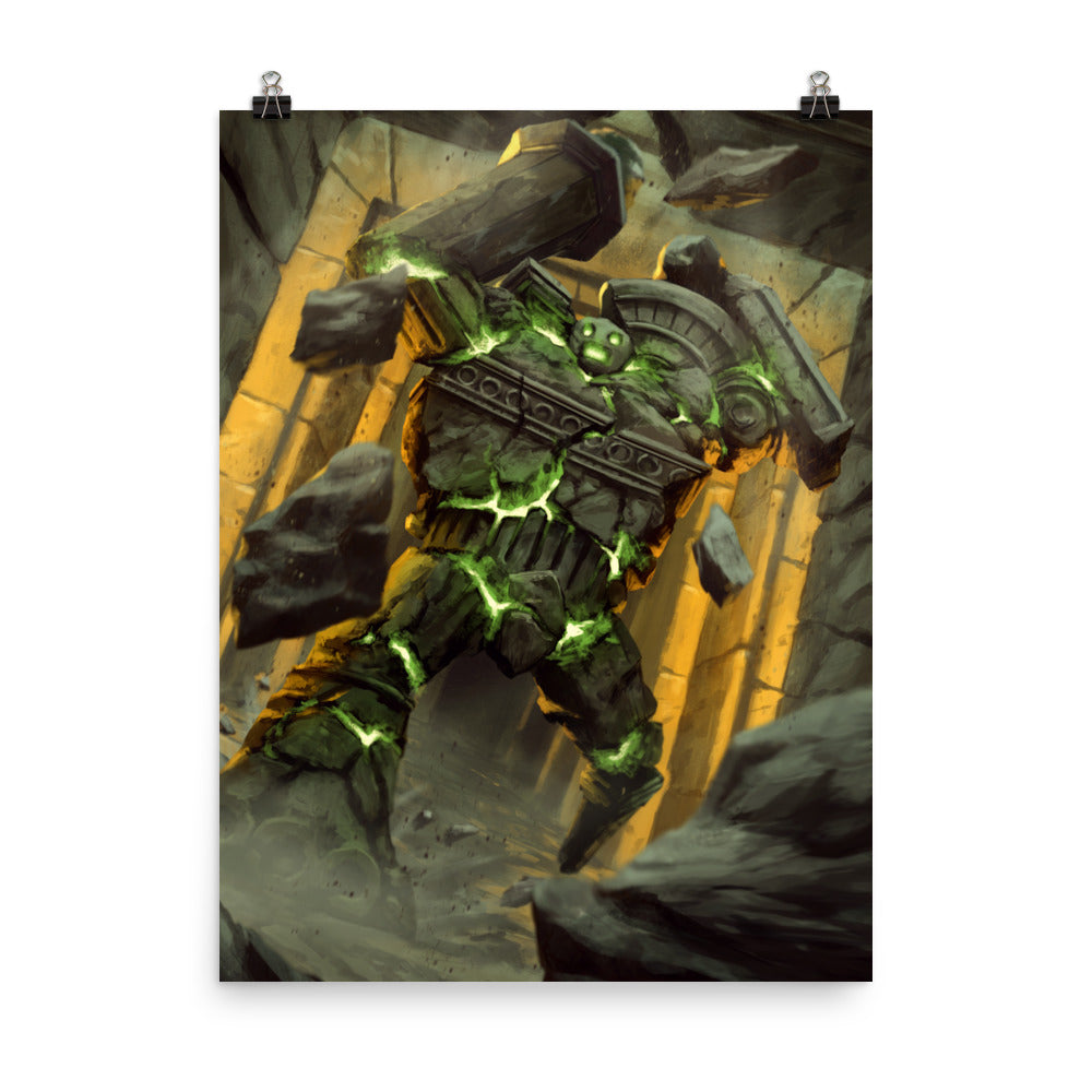 Column Golem Poster