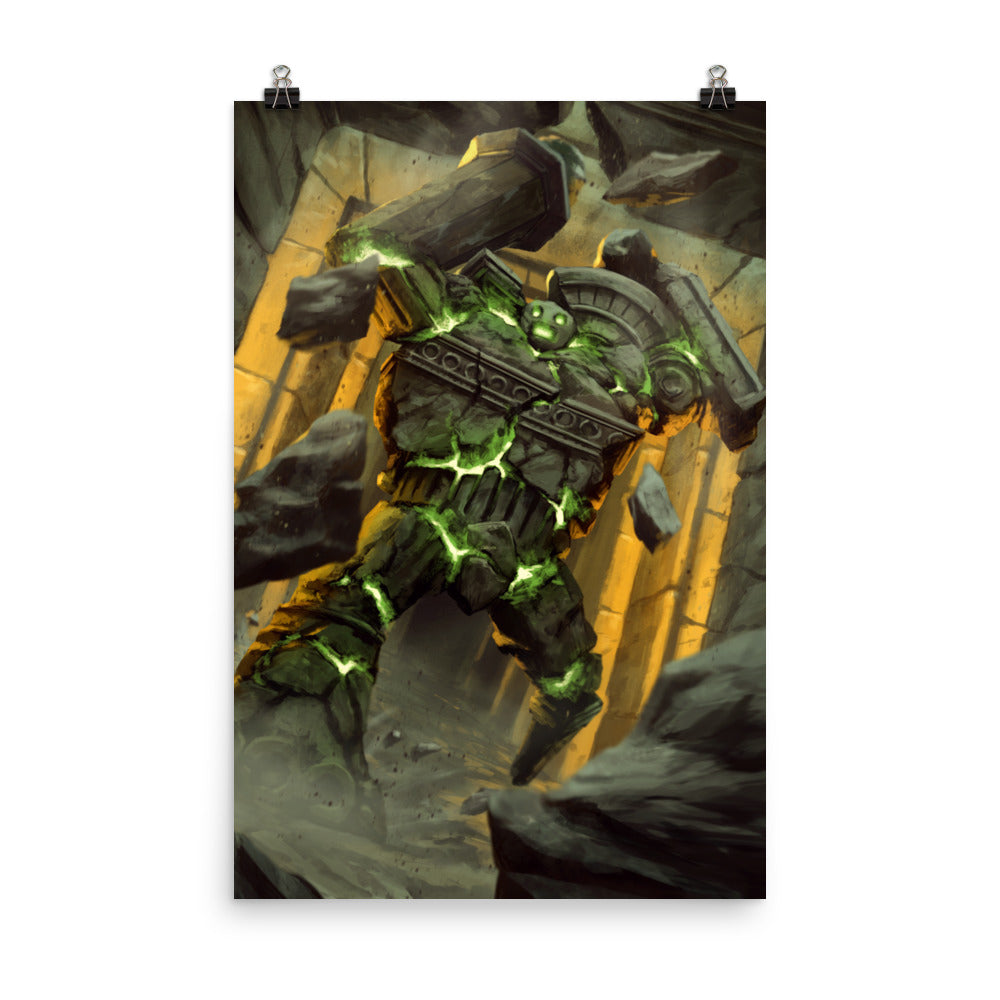 Column Golem Poster